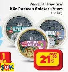 MEZZET HAYDARİ/ KÖZ PATLICAN SALATASI/ATOM 200 G MEZZET HAYDARİ/ KÖZ PATLICAN SALATASI/ATOM 200 G